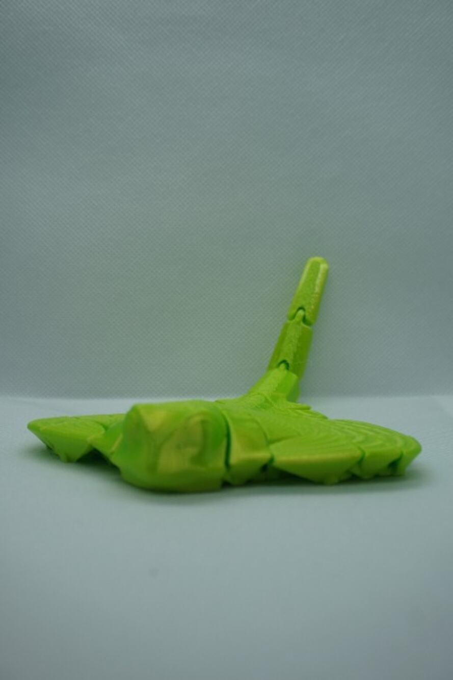Green Stingray Articulated Fidget Toy